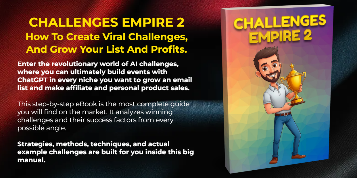 GET Challenges Empire 2 + OTOs JVZoo WSO Nulled